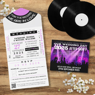 Konzert VIP Ticket mit UAWG Wedding All In One Einladung