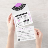 Konzert VIP Ticket mit UAWG Wedding All In One Einladung (Abreißen)