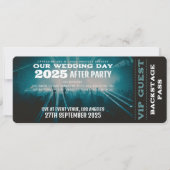 Konzert VIP Ticket und UAWG Wedding Einladung (Vorderseite)