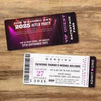 Konzert VIP Ticket und UAWG Wedding