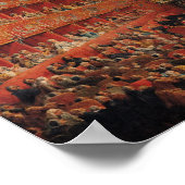 Konzert von Kardinal de La Rochefoucauld Poster (Ecke)