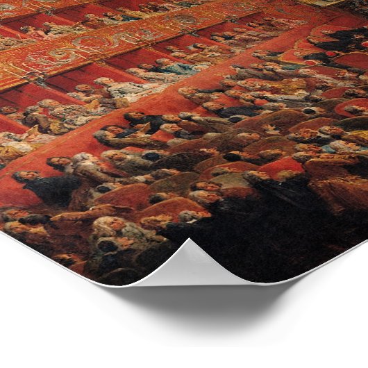 Konzert von Kardinal de La Rochefoucauld Poster (Ecke)