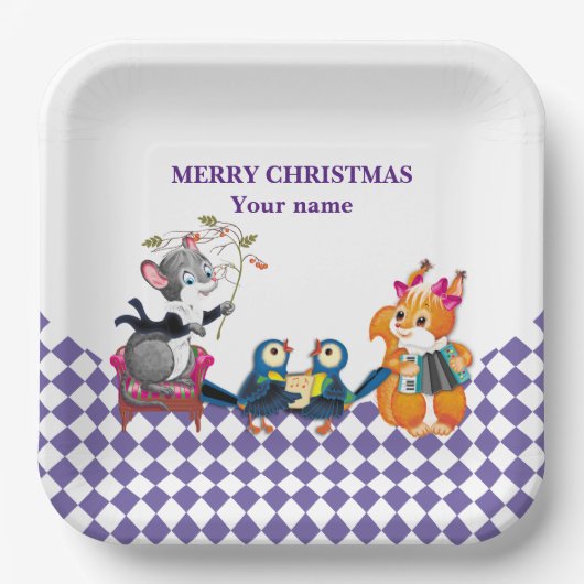 Konzert Young Animal Pappteller (Vorderseite)