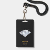 Konzertfestival VIP Individuelle Name Ausweis (Rückseite mit Lanyard)