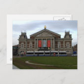 Konzerthalle, Amsterdam Postkarte (Vorne/Hinten)