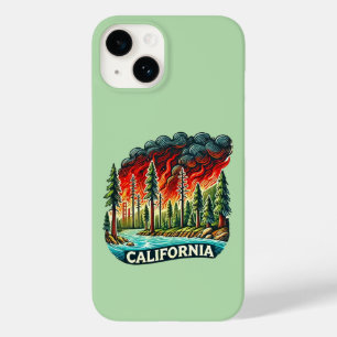 KONZERTIERTER KALIFORNIA FEUER Schlüsselanhänger Case-Mate iPhone 14 Hülle