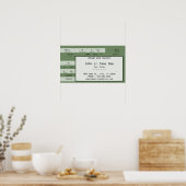 Konzertkarte Poster (Küche)