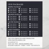 Konzertkreuz, Party-Event-Plannerwerbung Flyer (Hinten)