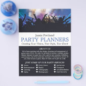 Konzertkreuz, Party-Event-Plannerwerbung Flyer (Einzeln)