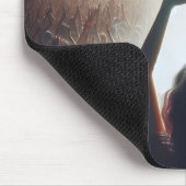 Konzertmauer mit Herz-förmigen Zeichen Mousepad (Ecke)