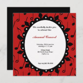 Konzertmusik Einladung (Vorne/Hinten)