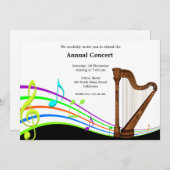 Konzertmusik Einladung (Vorne/Hinten)