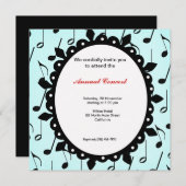 Konzertmusik Einladung (Vorne/Hinten)