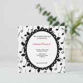 Konzertmusik Einladung (Stehend Vorderseite)