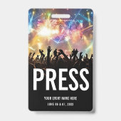 Konzertpersonal All-Access-Pass  Ausweis (Vorderseite)