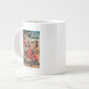 Konzertplakat auf der Avenue de Champs-Elysees Jumbo-Tasse
