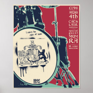 Konzertplakat T-cats Poster