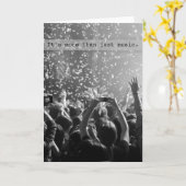 Konzertveranstaltung für phantastische Musik Karte (Gelbe Blume)