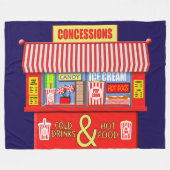 Konzessionen für das farbenfrohe Kino Fleecedecke (Vorderseite (Horizontal))