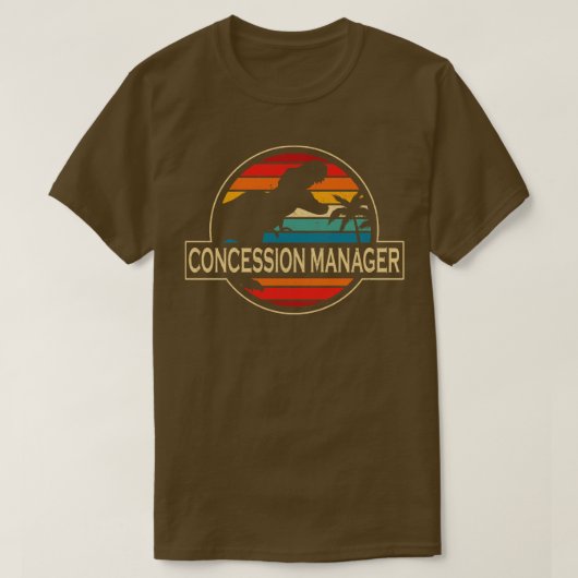 Konzessionsleiter Dinosaur T-Shirt (Design vorne)