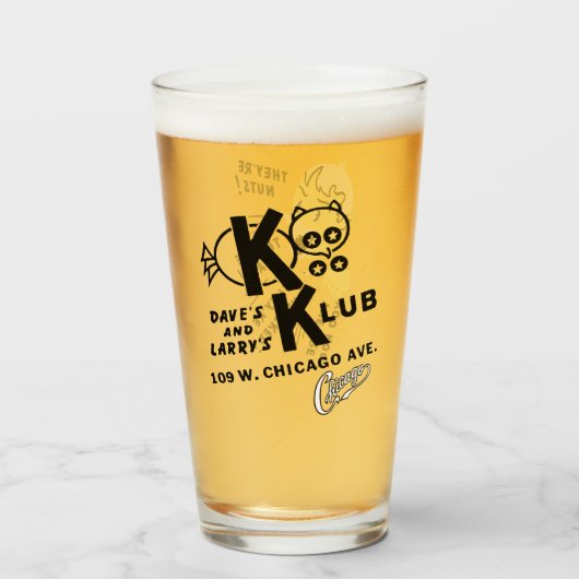 KOO KLUB, Chicago, Illinois Glas (Vorne (Gefüllt))