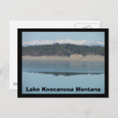 Koocanusa-See Postkarte (Vorne/Hinten)