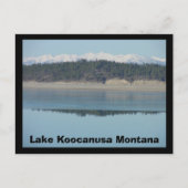 Koocanusa-See Postkarte (Vorderseite)