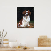 Kooikerhandje Dog Portrait Poster (Küche)
