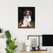 Kooikerhandje Dog Portrait Poster (Heimbüro)