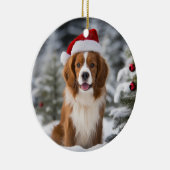 Kooikerhondje Dog Christmas Keepake Keramik Ornament (Rechts)