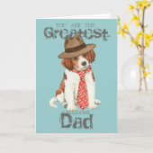 Kooikerhondje Karte (Gelbe Blume)