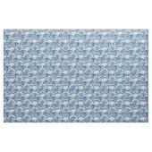 KOOK ARMOR Indidigo Scallop Küstenmuster Stoff (Yard (91,4 cm))
