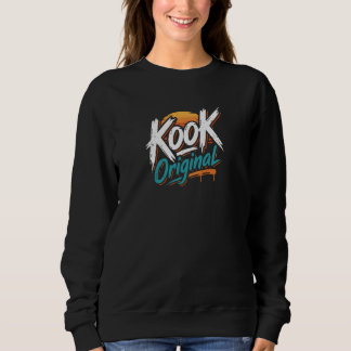 Kook Original Retro Sonnenuntergang Surfen Sweatshirt