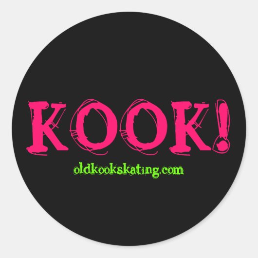 Kook Sticker (Vorderseite)
