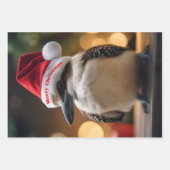 "Kookaburas' Weihnachtsjubiläum" Geschenkpapier Set (Vorderseite)