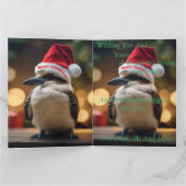 "Kookaburas' Weihnachtsjubiläum" Karte (Innenseite)