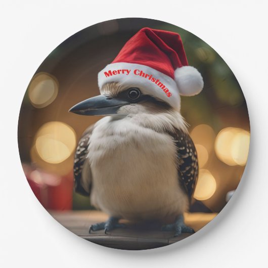 "Kookaburas' Weihnachtsjubiläum" Pappteller (Vorderseite)