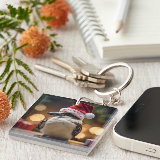 "Kookaburas' Weihnachtsjubiläum" Schlüsselanhänger (Vorderseite rechts)