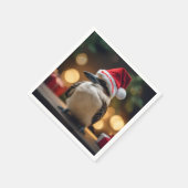 "Kookaburas' Weihnachtsjubiläum" Serviette (Ecke)