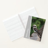 Kookaburra Australia Laughing Bird, Silver Notizblock (Innenseite)