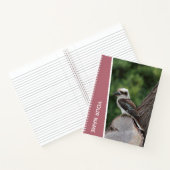 Kookaburra Australien Laughing Bird, Rose Gold Notizblock (Innenseite)