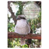 Kookaburra Bird Australia Fotografie Klemmbrett (Rückseite)