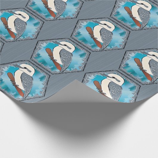 Kookaburra Bird Geschenkpapier (Ecke)
