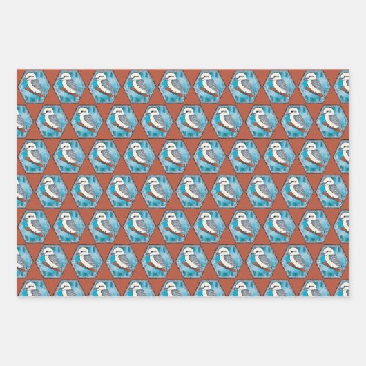 Kookaburra Bird Geschenkpapier Set (Vorderseite 2)