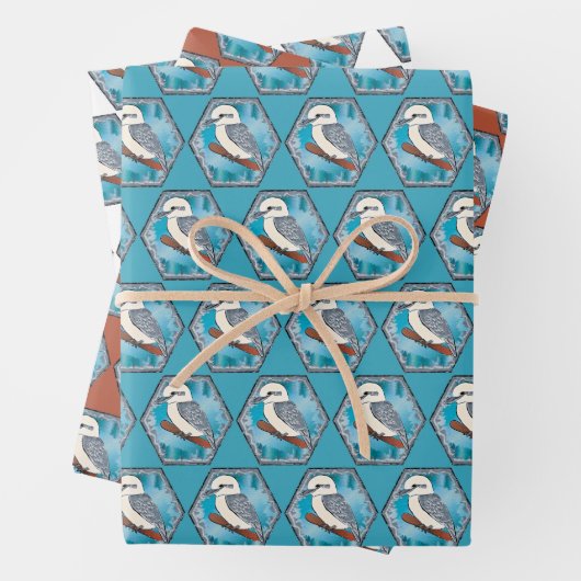 Kookaburra Bird Geschenkpapier Set (Beispiel)