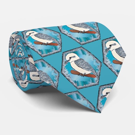 Kookaburra Bird Krawatte (Gerollt)