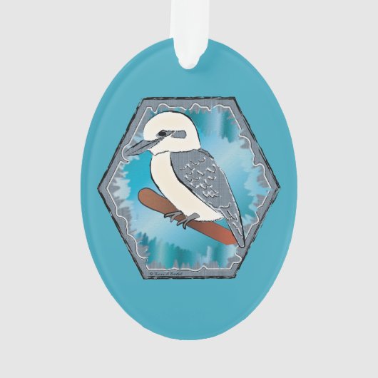 Kookaburra Bird Ornament (Rückseite)