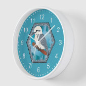 Kookaburra Bird Uhr (Winkel)