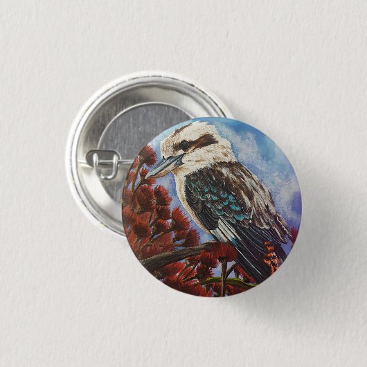 Kookaburra Button (Vorne & Hinten)