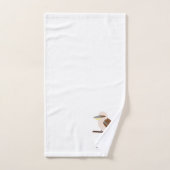 Kookaburra Design Monogrammed Badhandtuch Set (Handtuch)